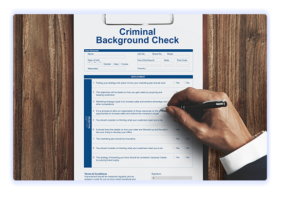 Criminal record check Service | BD Services
